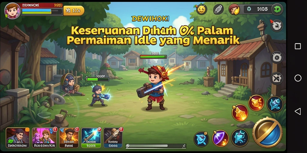 Tampilan gameplay DEWIHOKI yang menarik dan interaktif.
