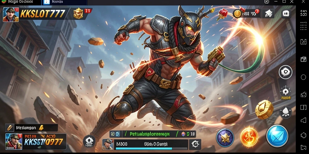Tampilan gameplay seru dari KKSLOT777 yang penuh aksi.